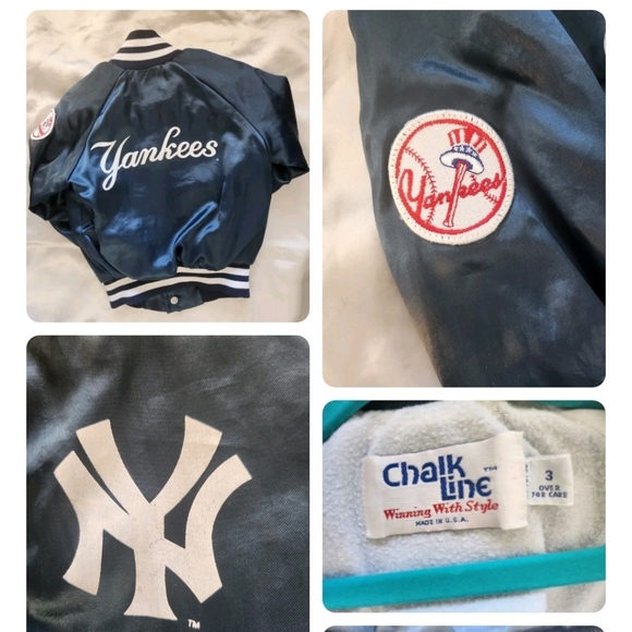 Vintage 3T Toddler Yankees Bomber Jacket - Picture 2 of 3